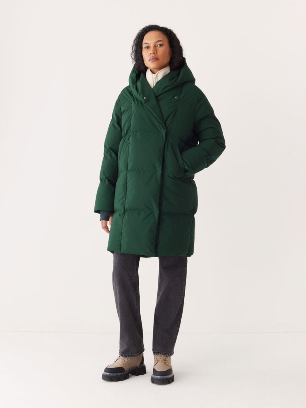 Frank and Oak Long Puffer Coat